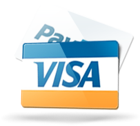 pagamento con Paypal - VISA ed clearFixre carte di credito